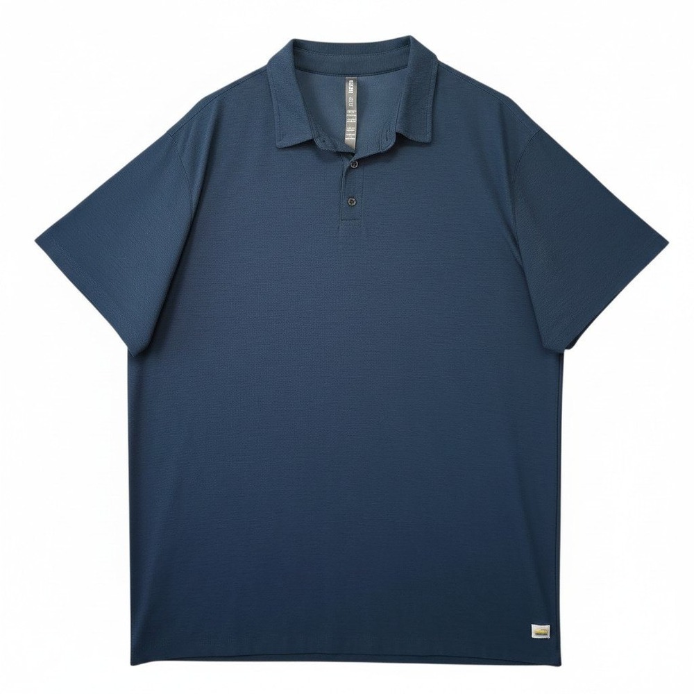 Vuori Polo Shirt Mens XL Blue Strato Tech Short Sleeve Performance Stretch Golf